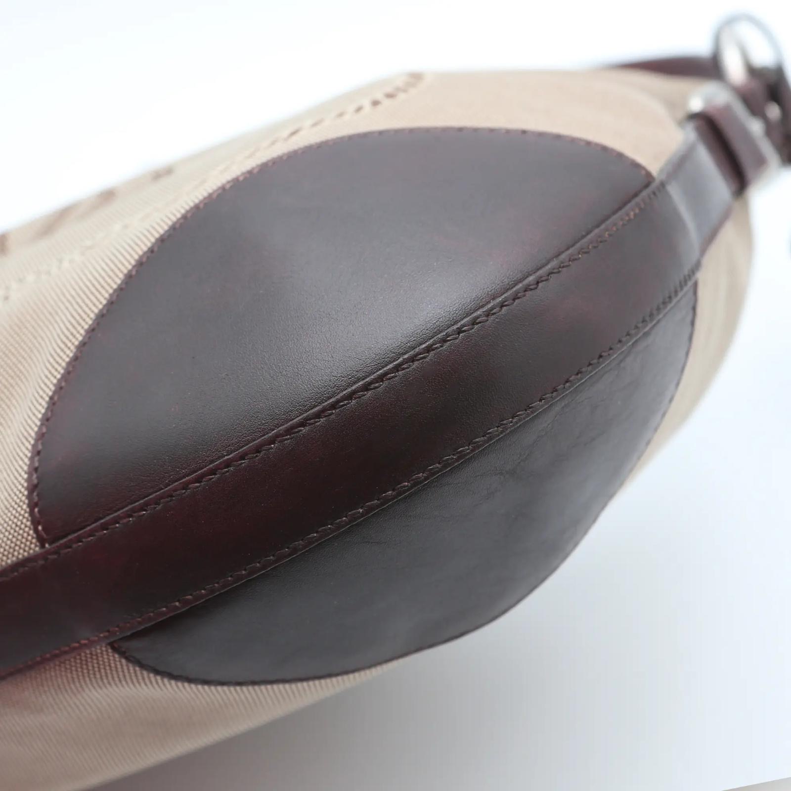 PRADA – BORSA HOBO IN CANAPA E PELLE - immagine 5