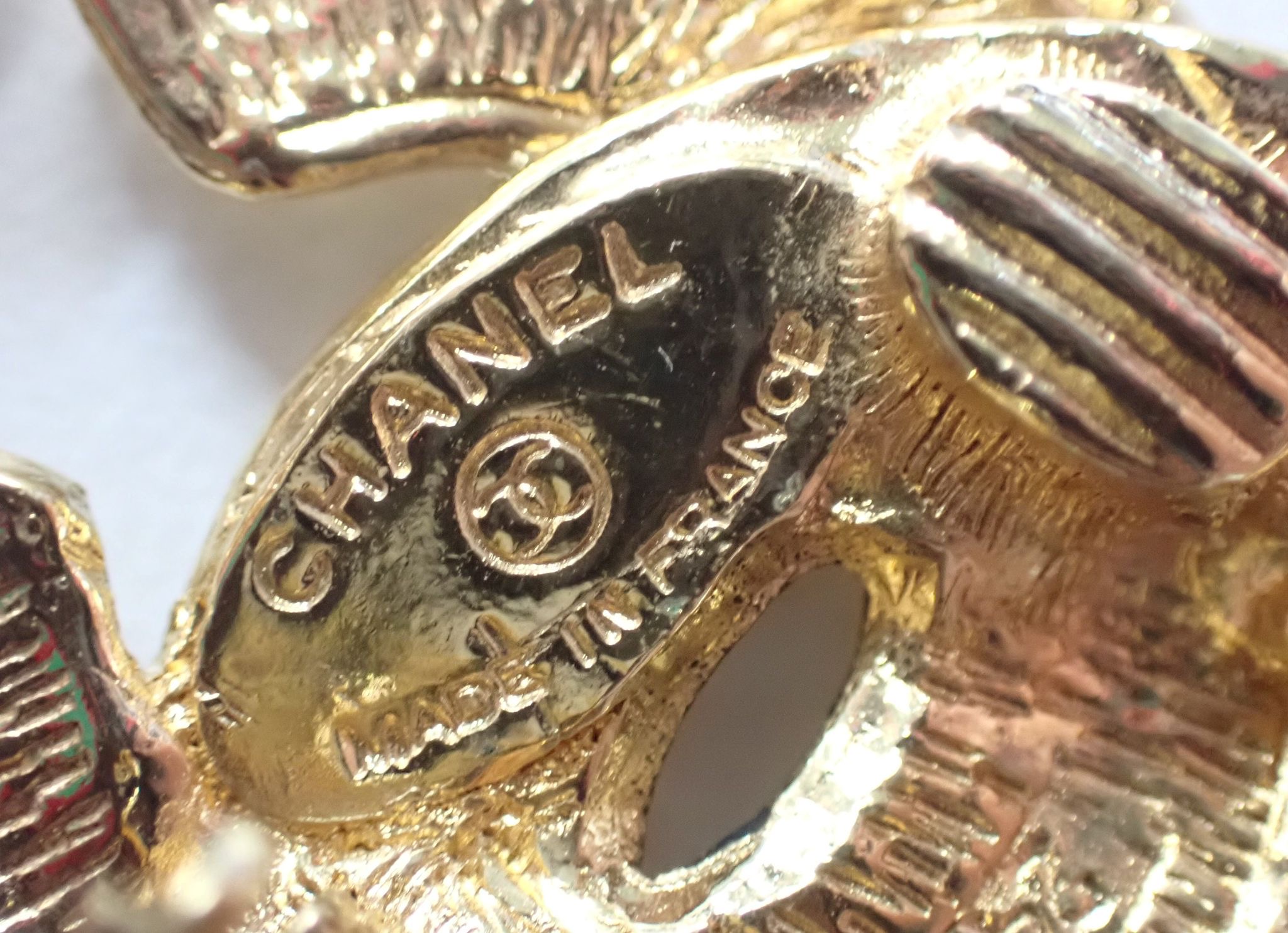 CHANEL – ORECCHINI CC VINTAGE ORO INTRECCIATO – RARI - immagine 8