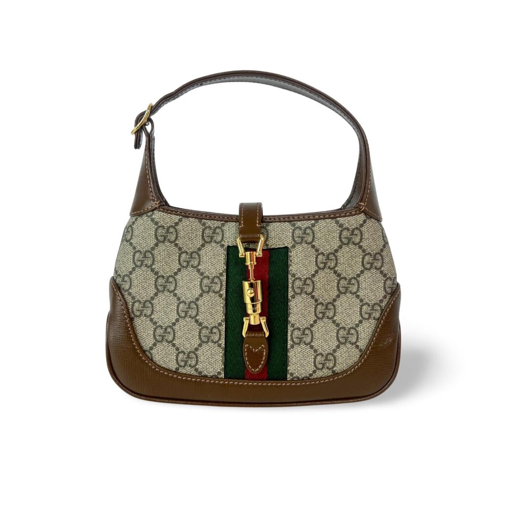 GUCCI JACKIE HOBO SMALL GG CANVAS