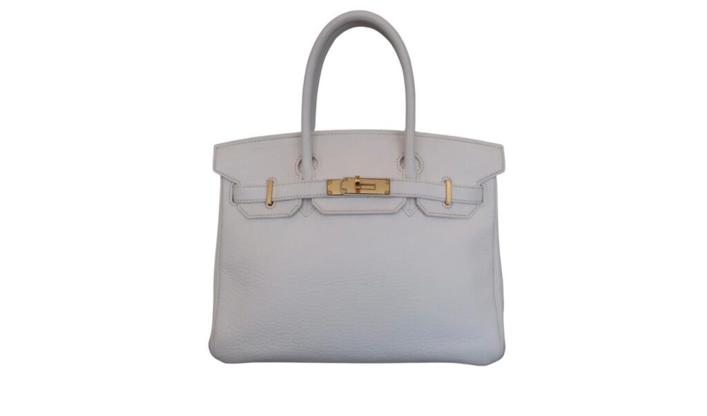 HERMÈS BIRKIN 30 WHITE CLÉMENCE