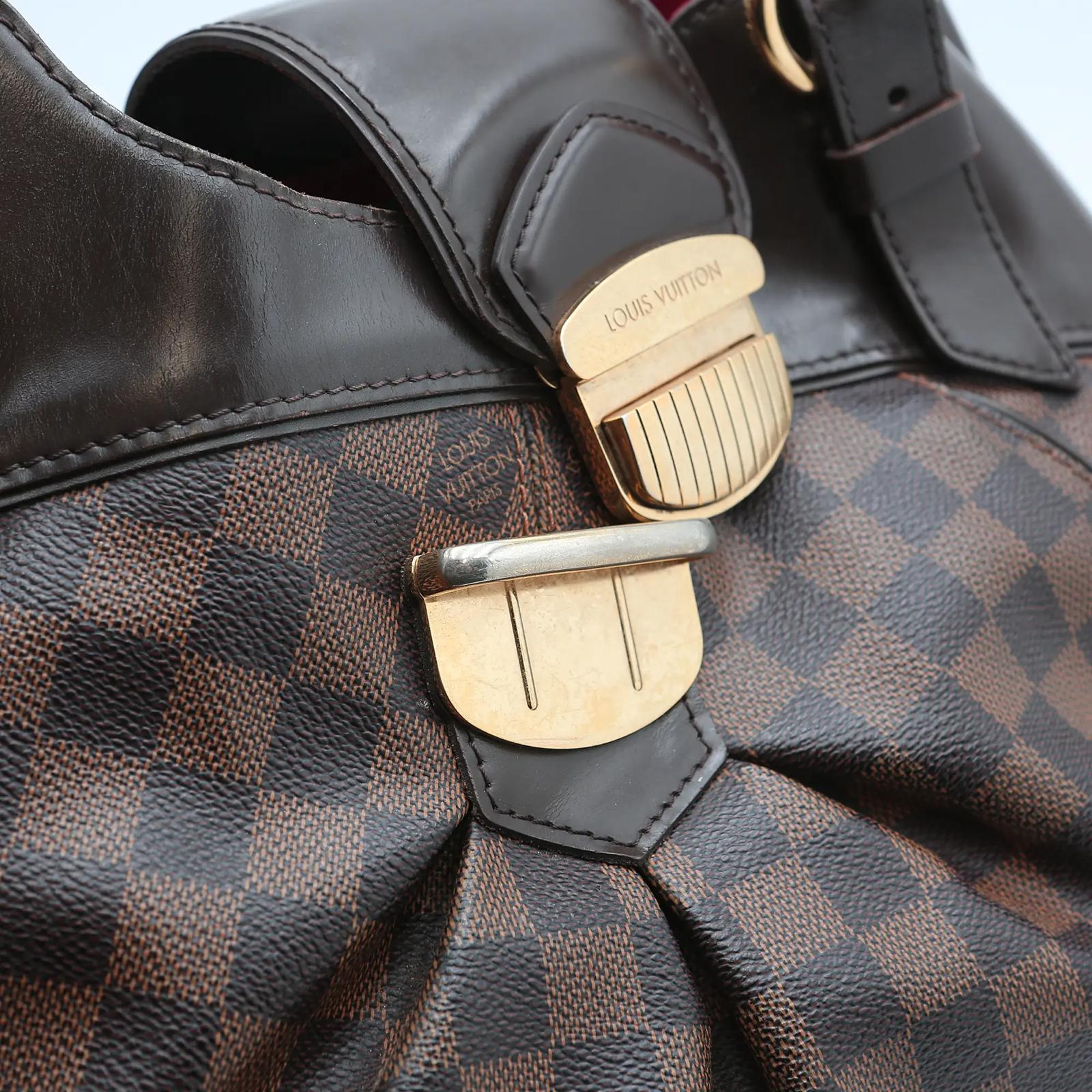 LOUIS VUITTON SISTINA GM DAMIER ÉBÈNE - immagine 6