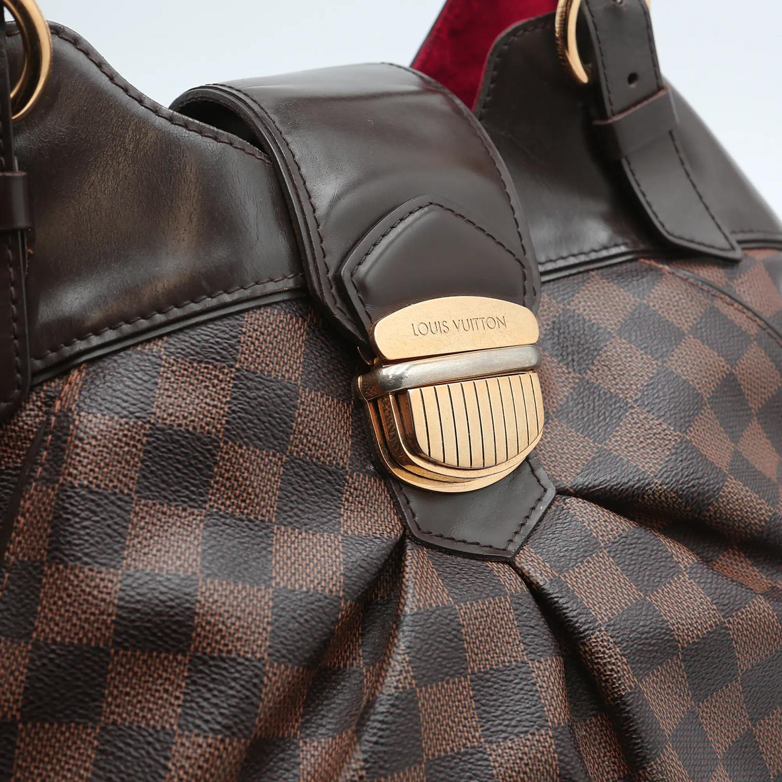 LOUIS VUITTON SISTINA GM DAMIER ÉBÈNE - immagine 2
