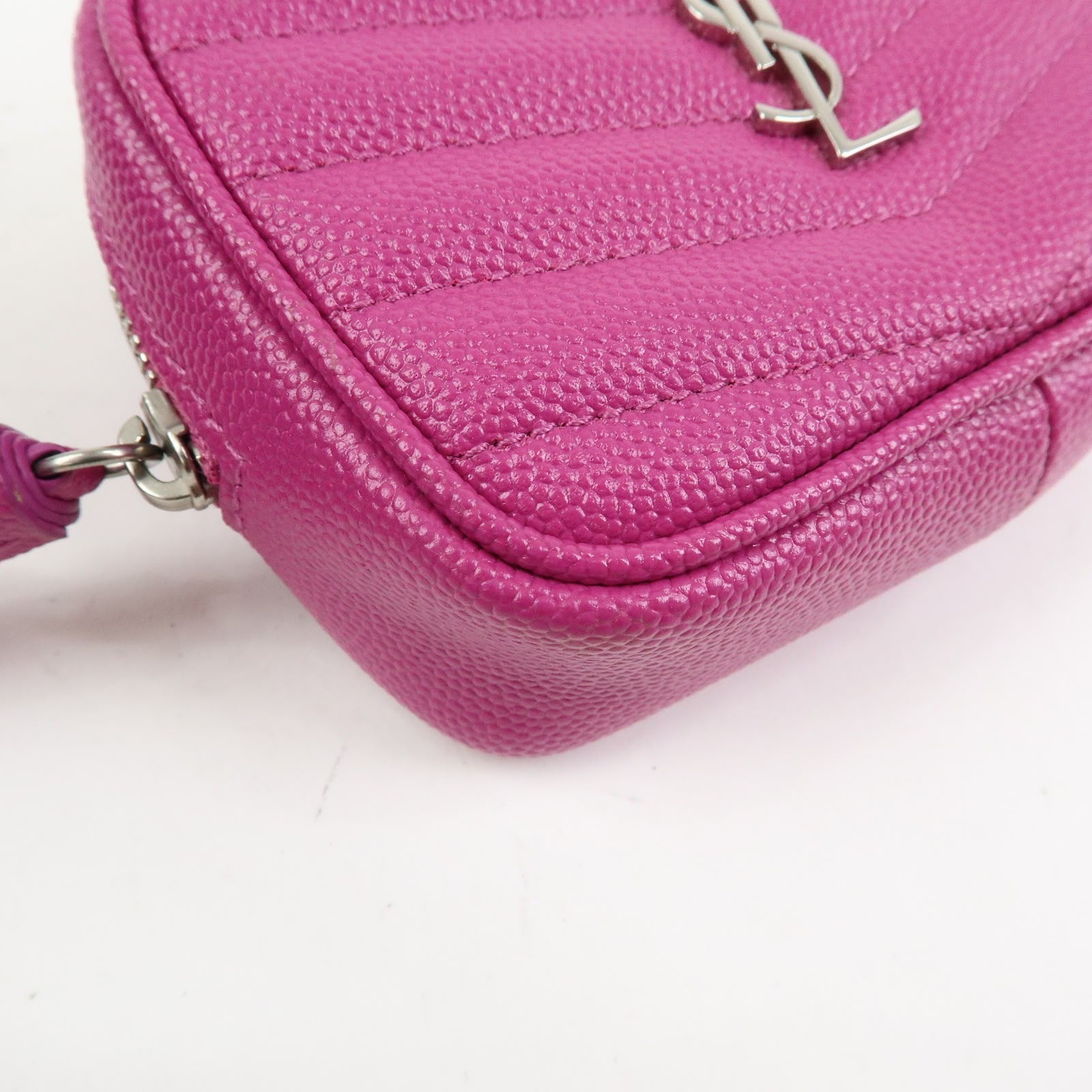 Saint Laurent Monogram Baby Lou Camera Bag Pink - immagine 9