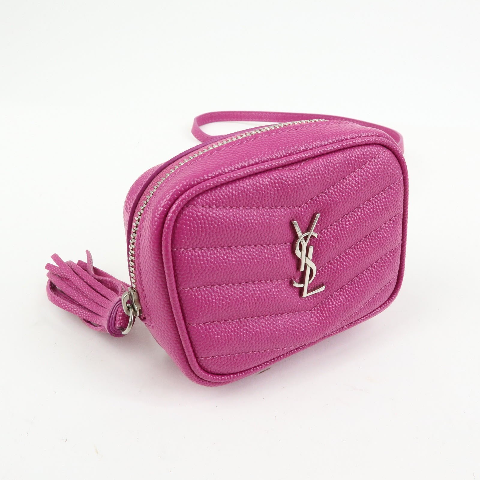 Saint Laurent Monogram Baby Lou Camera Bag Pink - immagine 8