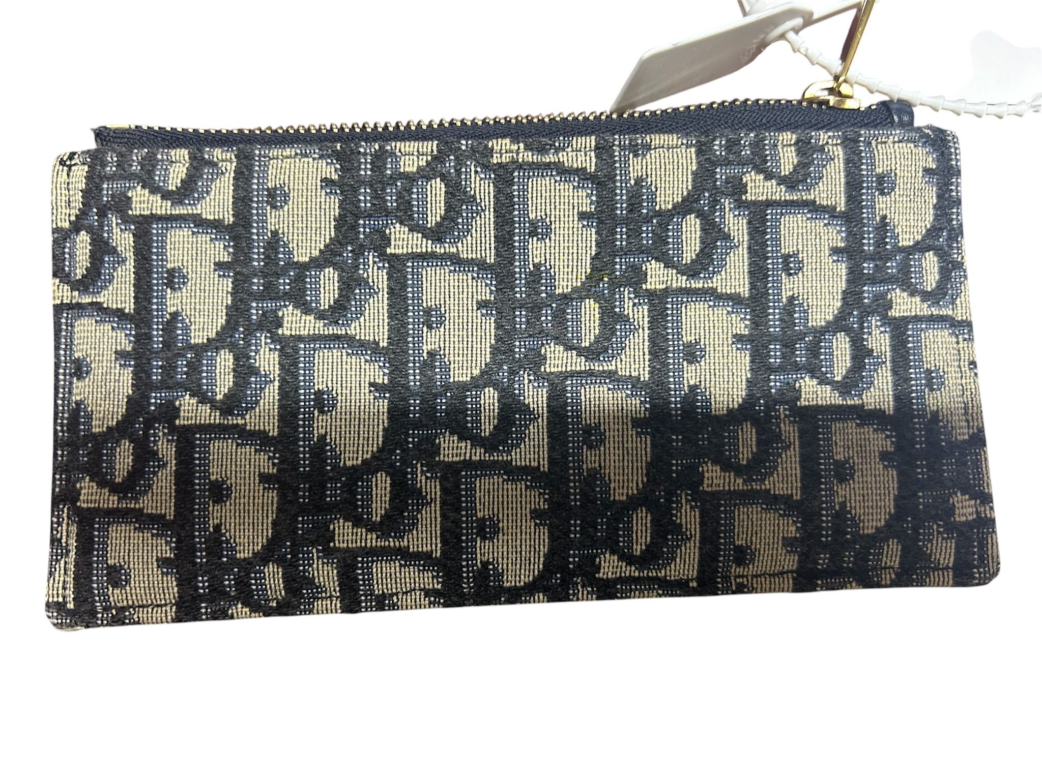 CHRISTIAN DIOR Portafoglio Oblique Jacquard Blue - immagine 3
