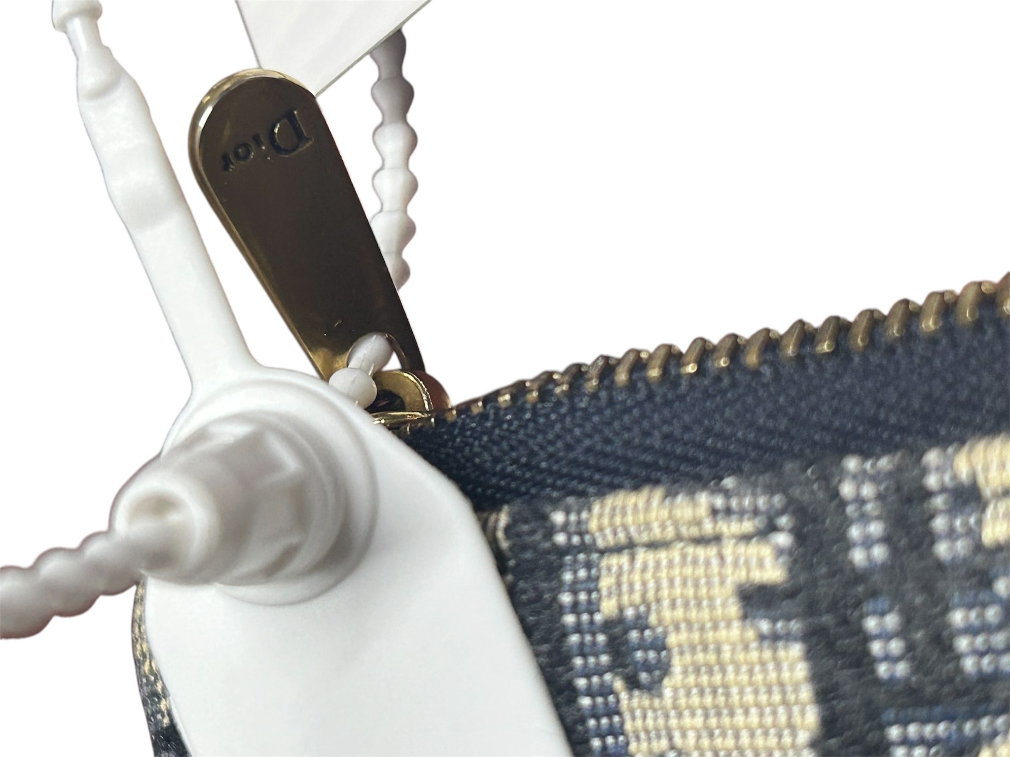 CHRISTIAN DIOR Portafoglio Oblique Jacquard Blue - immagine 2